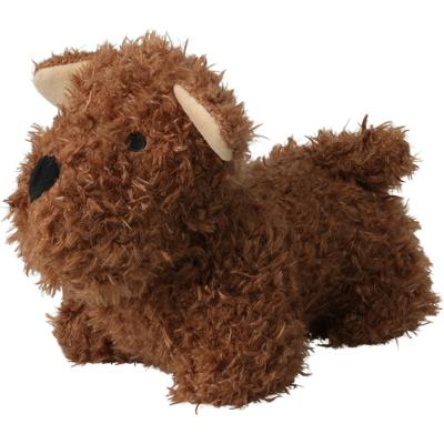Deurstopper - Puppy hondje - bruin - polyester - 27 x 17 cm - dieren - kinderkamer