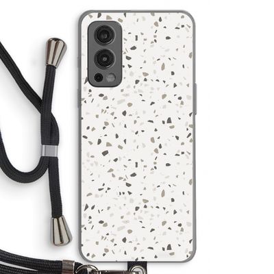 Terrazzo N°14: OnePlus Nord 2 5G Transparant Hoesje met koord