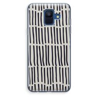Moroccan stripes: Samsung Galaxy A6 (2018) Transparant Hoesje