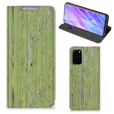Samsung Galaxy S20 Plus Book | Wallet Case | Green Wood