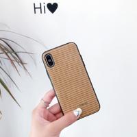 Lederen beschermhoes voor iPhone XR (bruin)