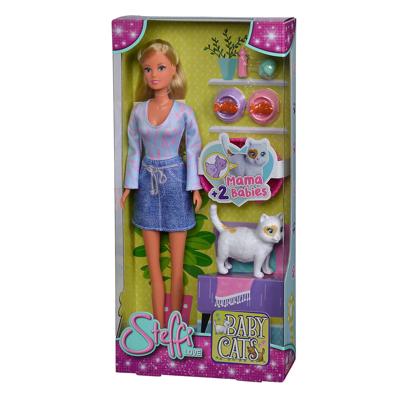 Steffi Love modepop met kittens