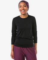 HEMA Dames T-shirt Lona jersey zwart (zwart)