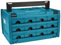 Makita Accessoires MAKSTOR 3.12 M-box Systainer met 12 laden - 395x295x215 mm - P-84327 - P-84327 - thumbnail