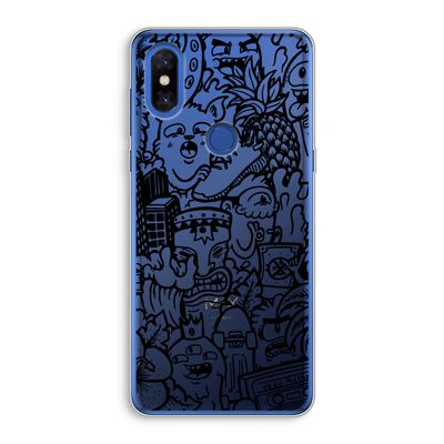 Vexx Black Mixtape: Xiaomi Mi Mix 3 Transparant Hoesje