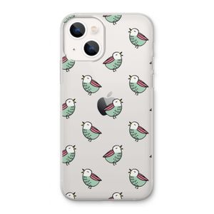 Vogeltjes: iPhone 13 Transparant Hoesje