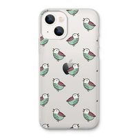 Vogeltjes: iPhone 13 Transparant Hoesje