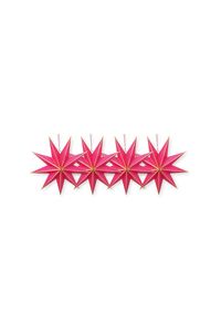 Pip Studio Kerstster Set/4 Papier Roze 20cm