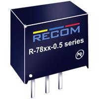 RECOM R-781.8-0.5 DC/DC-converter 1.80 V 0.5 A 0.9 W Inhoud 1 stuk(s) - thumbnail