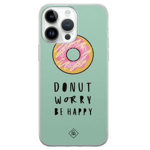 iPhone 14 Pro Max siliconen hoesje - Donut worry