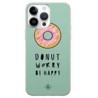 iPhone 14 Pro Max siliconen hoesje - Donut worry