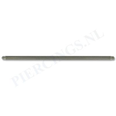 Staafje barbell titanium 1.6 mm 41-46 mm 46 mm