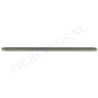 Staafje barbell titanium 1.6 mm 41-46 mm 46 mm
