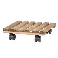 Esschert Design Plantentrolley Bruin 29x29cm