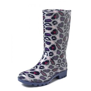 Gevavi Boots Romy Dames Kinderlaars PVC - Panter/Grijs