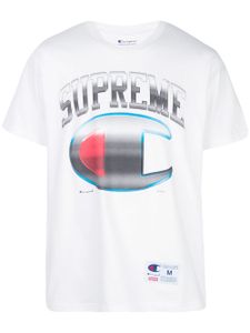 Supreme t-shirt Champion Chrome SS - Blanc