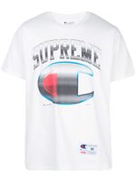 Supreme t-shirt Champion Chrome SS - Blanc