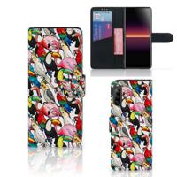 Sony Xperia L4 | Telefoonhoesje | Met pasjeshouder | Birds