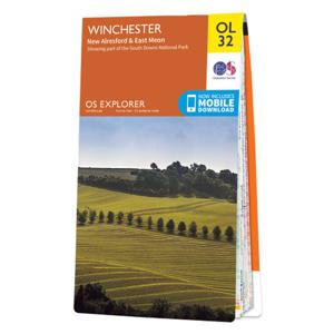 Wandelkaart - Topografische kaart OL32 OS Explorer Map Winchester | Or