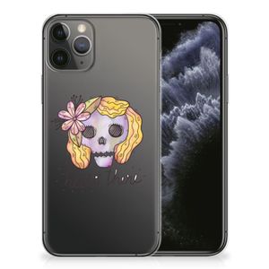 Silicone Back Case Apple iPhone 11 Pro Boho Skull