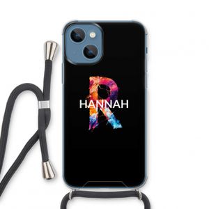Abstract Spectrum: iPhone 13 mini Transparant Hoesje met koord