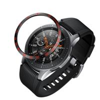 Dial stalen beschermende frame voor Galaxy Watch 46mm (zwart rood)