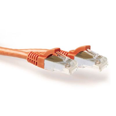 ACT FB7102 LSZH SFTP CAT6A Patchkabel Snagless Oranje - 2 meter