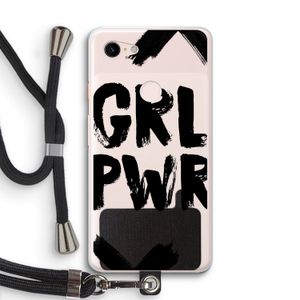 Girl Power #2: Pixel 3 XL Transparant Hoesje met koord