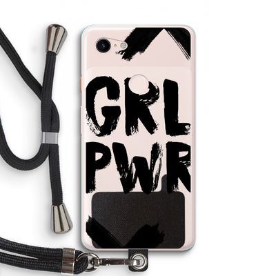 Girl Power #2: Pixel 3 XL Transparant Hoesje met koord