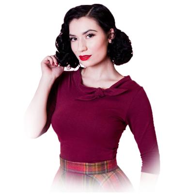 Lily Top Burgundy-XXL | 25% korting Lily Top Burgundy-XXL | 25% korting