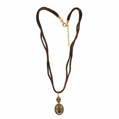 Dames ketting Folli Follie 3N7S123YFS 24 cm