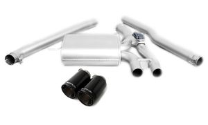 Remus uitlaat passend voor (cat-back) passend voor Mini Cooper S (JCW) F56/F57 - Black Chrome 756215397002698CBR