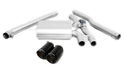 Remus uitlaat passend voor (cat-back) passend voor Mini Cooper S (JCW) F56/F57 - Black Chrome 756215397002698CBR