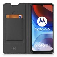 Motorola Moto E7 Power | E7i Power | Hoesje met Magneet | Zigzag Groen