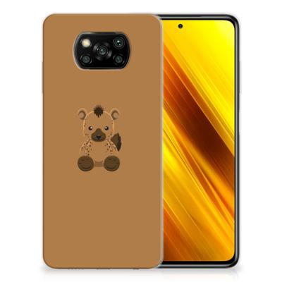 Xiaomi Poco X3 | Poco X3 Pro Telefoonhoesje met Naam Baby Hyena Xiaomi Poco X3 | Poco X3 Pro Telefoonhoesje met Naam Baby Hyena