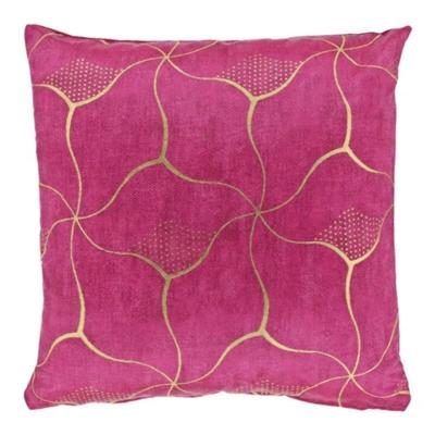 Unique Living kussen celina 45 x 45 cm fuchsia