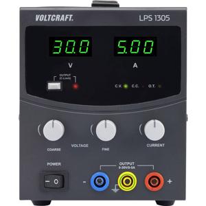 VOLTCRAFT LPS1305 Labvoeding, regelbaar 0 - 30 V/DC 0 - 5 A 150 W Aantal uitgangen: 1 x