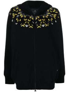 Ermanno Scervino hoodie à détails de perles - Noir