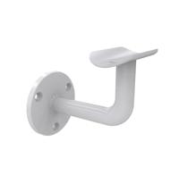 Witte leuningdrager voor ronde trapleuning Ø42,4 mm - per stuk