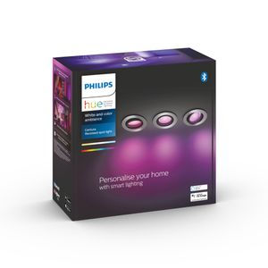 Philips Hue Centura inbouwspot White and Color rond Aluminium 3-pack