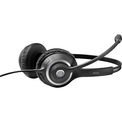 EPOS IMPACT SC 260 On Ear headset Telefoon Kabel Stereo Zwart Headset, Volumeregeling