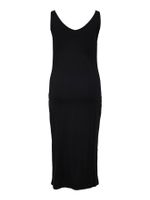 ONLY CARMAKOMA maxi jurk CARAPRIL van biologisch katoen zwart - thumbnail