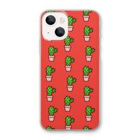 Mini cactus: iPhone 13 mini Transparant Hoesje