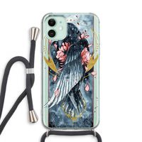Golden Raven: iPhone 11 Transparant Hoesje met koord Golden Raven: iPhone 11 Transparant Hoesje met koord