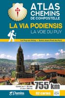 Wandelatlas La via podiensis GR65 - La voie du puy Atlas Chemins de Co