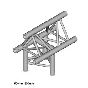 DuraTruss DT 33/2-T37-T driehoek truss T-stuk apex up