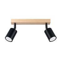 Plafondlamp VERDO 2 zwart