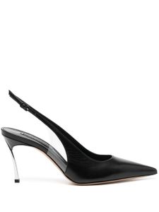 Casadei escarpins Superblade Jolly 90 mm à bride arrière - Noir