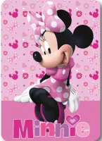 Minnie fleece Lovely Charm deken 100 x 140 cm