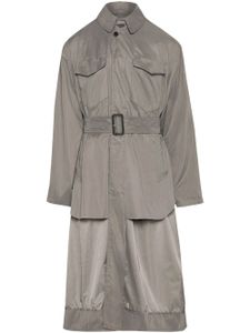 Maison Margiela trench The Décortiqué à design reversible - Gris